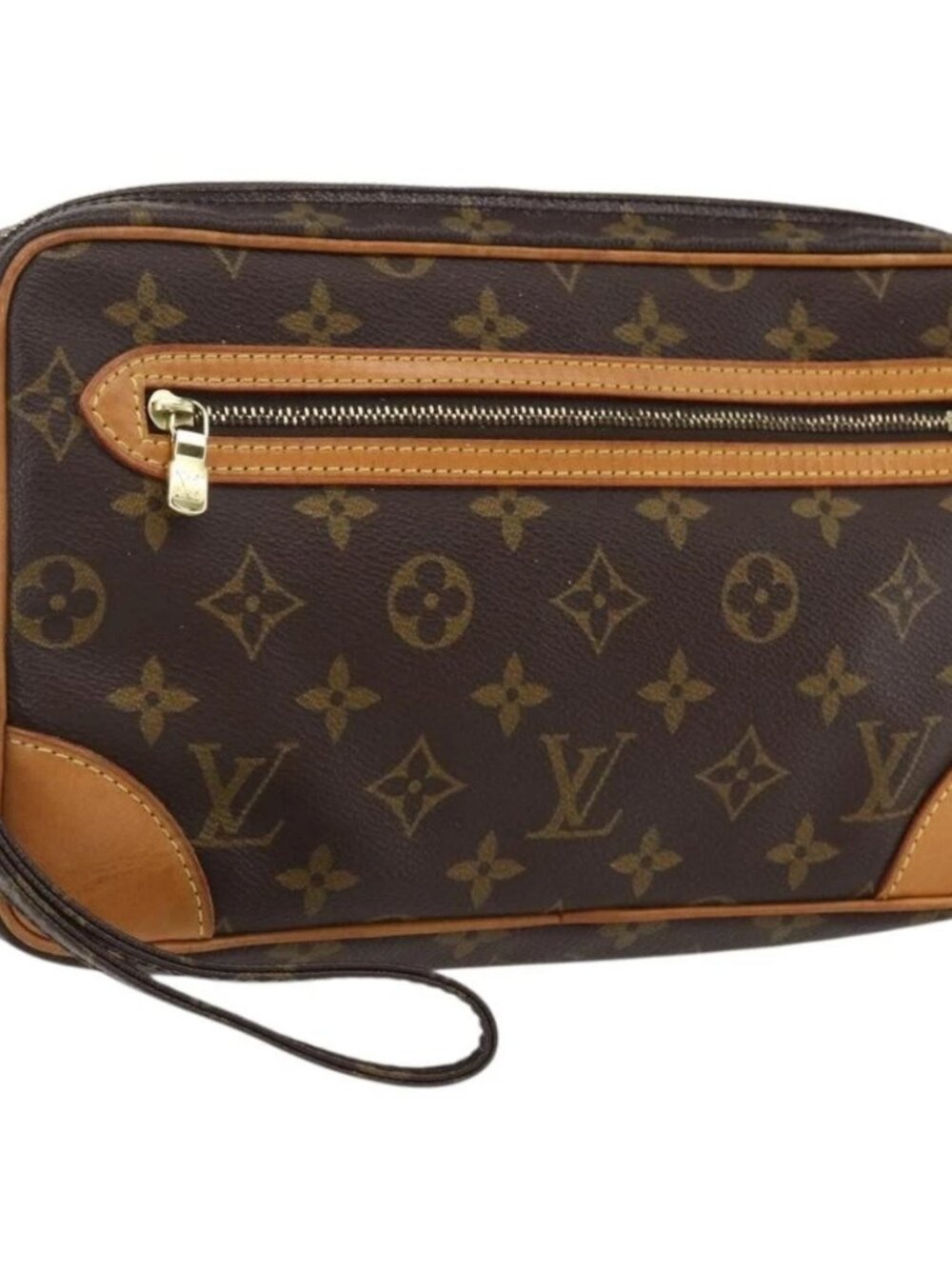 LOUIS VUITTON Monogram Marly Dragonne GM Clutch Bag M51825 LV Auth 169541